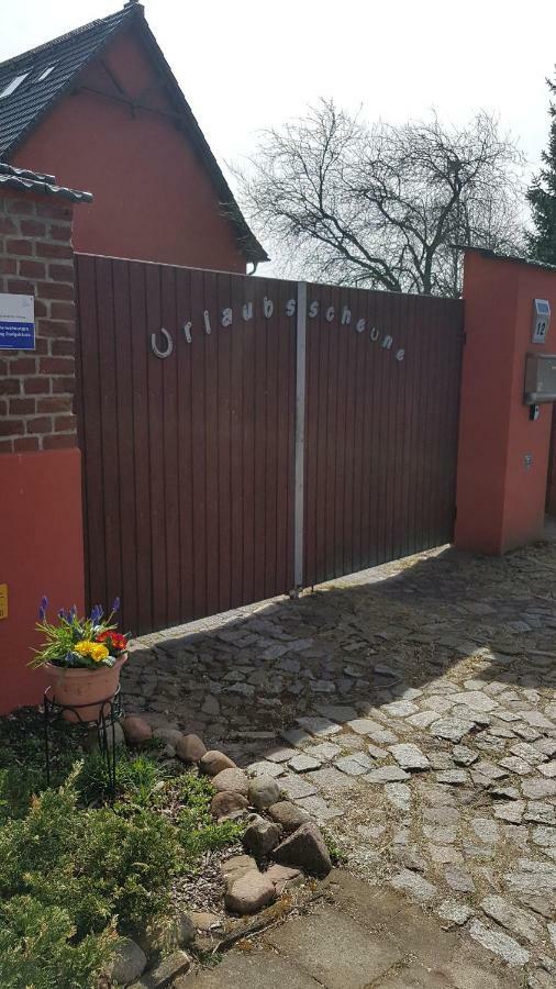 Urlaubsscheune Niedergorsdorf Bagian luar foto