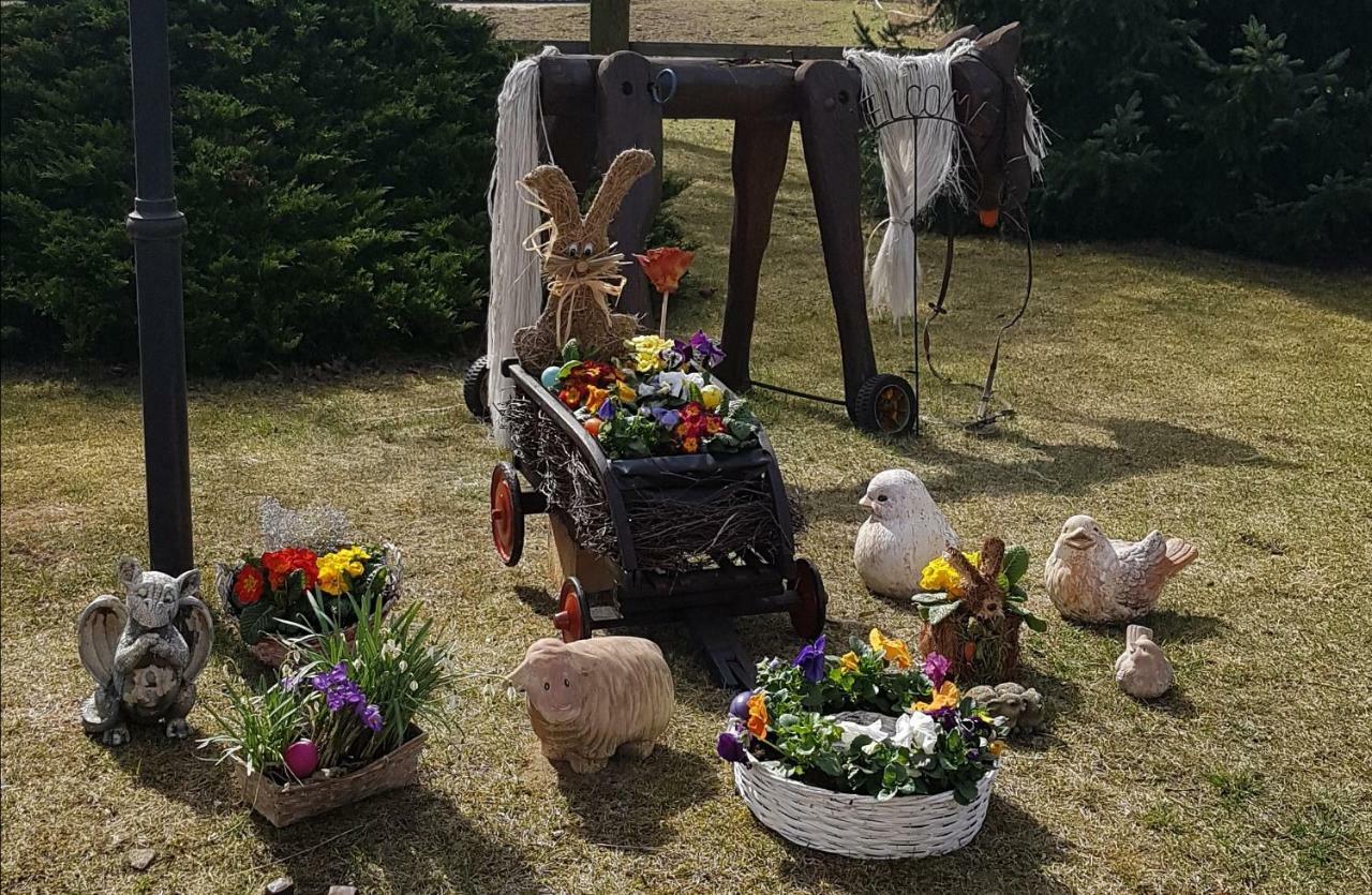 Urlaubsscheune Niedergorsdorf Bagian luar foto